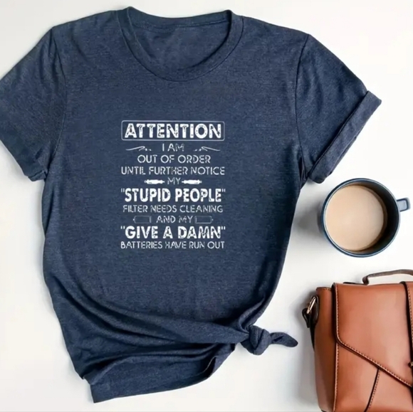 "Out of order until further notice" Tshirt. Any color/size unisex USA - Picture 2 of 7